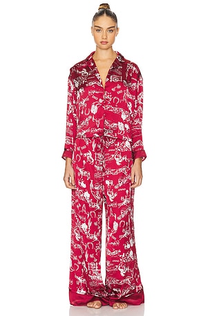 x Intimately FP x REVOLVE Dreamy Days Pj Set In Terracotta Combo Free People