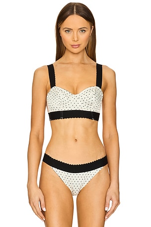 x Intimately FP Printed Viva La Longline Bra Free People