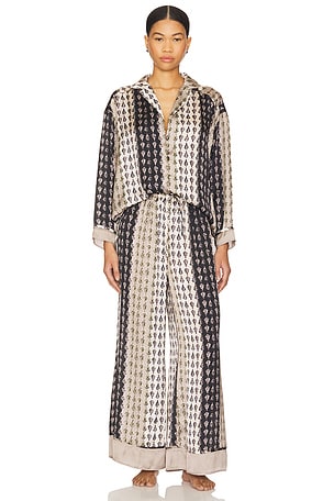 x Intimately FP Dreamy Days Pajama Set In Neutral Combo Free People