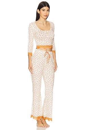 x Intimately FP Stolen Dance Sleep Set In Cream Combo Free People