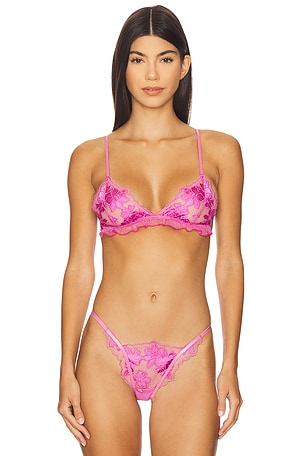 x Intimately FP Charlotte Bralette In Dawn Pink Free People