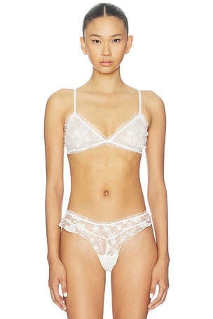 x Intimately Save The Date Bralette In Ivory Free People
