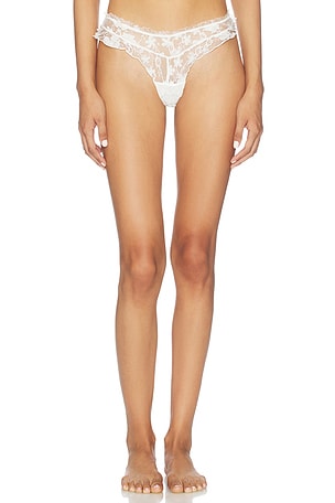 x Intimately Save The Date Low Rise Thong In Ivory Free People