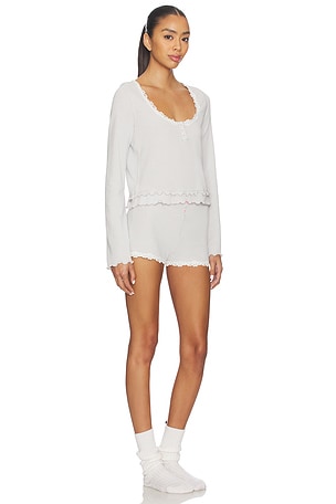 Free People Spring Break Sleep Set in Grey