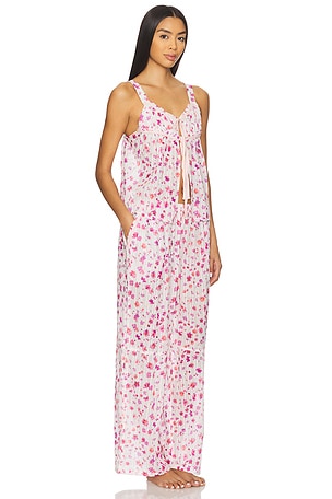 Free People x Intimately Talk Tonight Pajama Set in Pink
