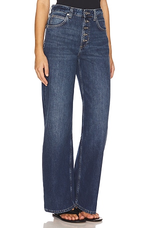 Free People x We The Free Nia Boyfriend Jean In In Too Deep in Blue
