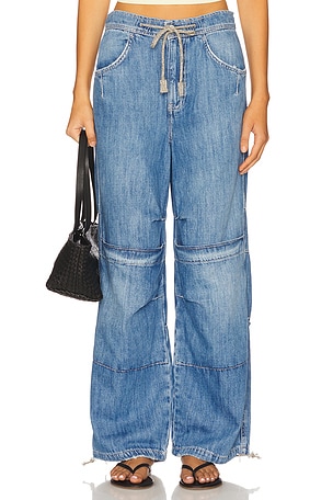x We The Free Logan Cinched Cargo Jean In Harper Free People