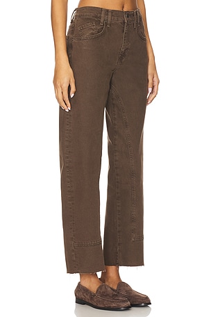 Free People x We The Free Risk Taker Straight Pant In Workwear in Brown