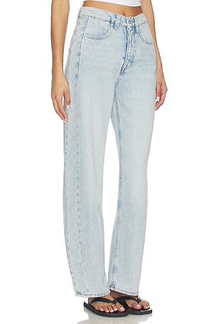 Free People x We The Free Truro Baggy Puddle Jean in Blue. Size 31. Also