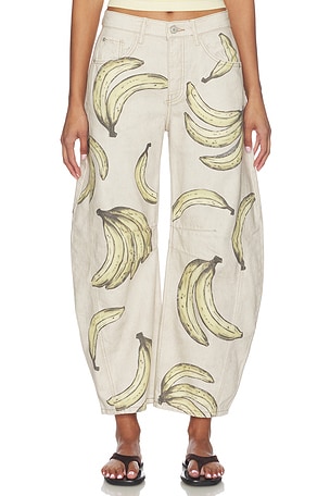 Good Luck Printed Jean Free People