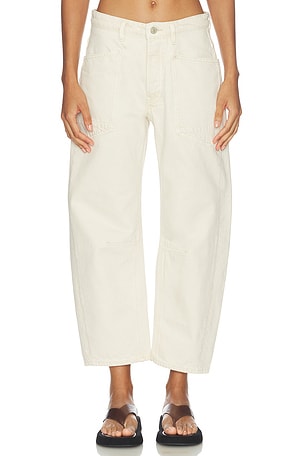 Free People Minimalist Moxie Boyfriend Jean in White