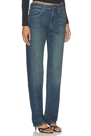Free People x We The Free Edie High Rise Tapered Jean in Blue