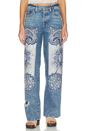 x We The Free Reverie Patchwork Jean Free People