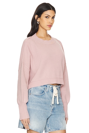 Free People Easy Street Pullover in Pink