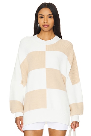 PULL FREE PEOPLE CHECKER EASY STREET Free People