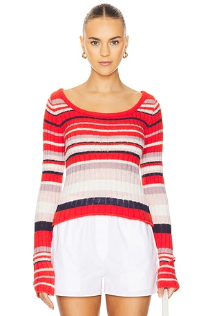 Lumen Stripe Pullover Free People