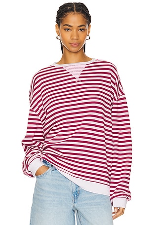 x We The Free Classic Striped CrewFree People$98NEW