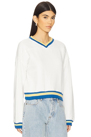 Free People Rio Sweatshirt in Ivory