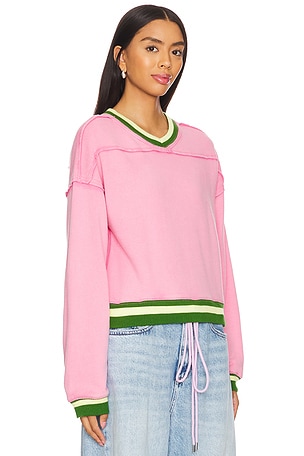 Free People Rio Sweatshirt in Pink