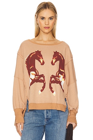 Graphic Camden Sweatshirt Free People