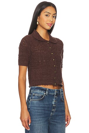Free People Daylight Cardigan in Brown