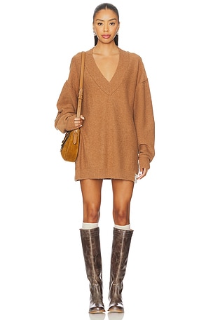 x We The Free Chelsea V Neck Tunic In Muscavado Free People