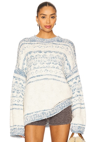 Dani Pattern Sweater Free People