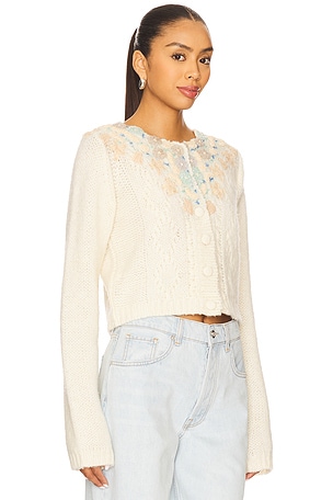 Free People Pixie Cardi in Ivory