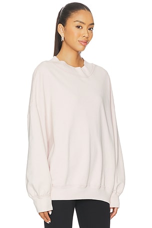 Free People x We The Free Palm Springs Turtleneck In Mauve Chalk in White