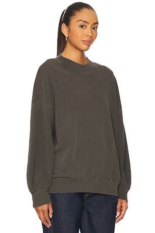Free People x We The Free Palm Springs Turtleneck In Washed Black in Black