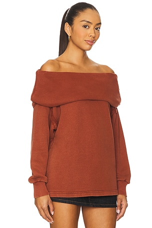 Free People x REVOLVE Off Chill Sweater in Brick. Size XS. Also