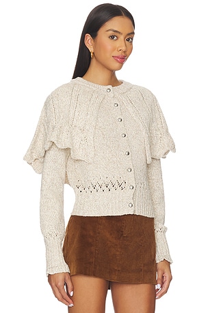 Free People Bali Cape May Sweater in Neutral