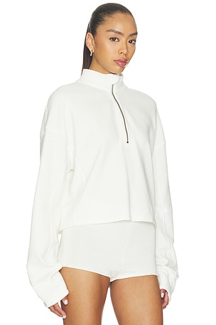 Free People X We The Free Celeste Quarter Zip in Ivory