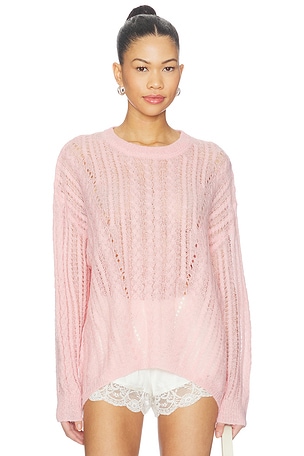SHEER LUCK ケーブルセーター Free People