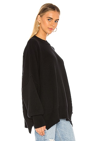 Free People Easy Street Tunic in Black