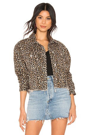 Free people sale cheetah print jacket