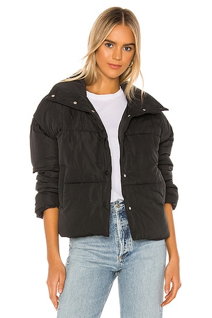 Free People Weekend Puffer in Black | REVOLVE