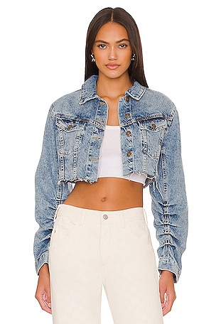 Ollie Femme Denim Trucker Jacket Free People