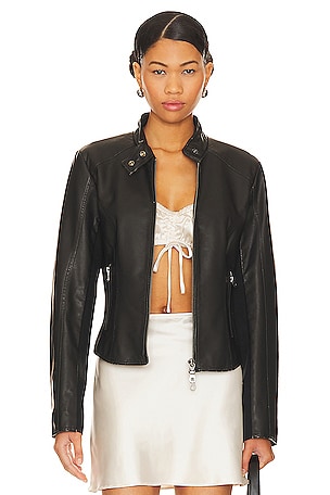 x We The Free Max Faux Moto Jacket Free People