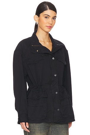 Free People x We The Free Arya Utility Jacket in Black