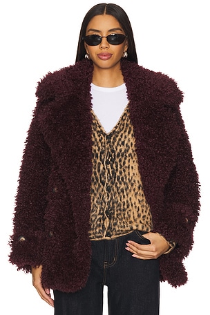 Free people kate leopard coat hotsell