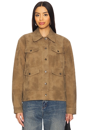 BLOUSON IMITATION CUIR NIGHT RANCH Free People