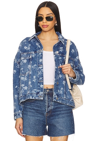 x We The Free Opal Swing Denim Jacket Free People