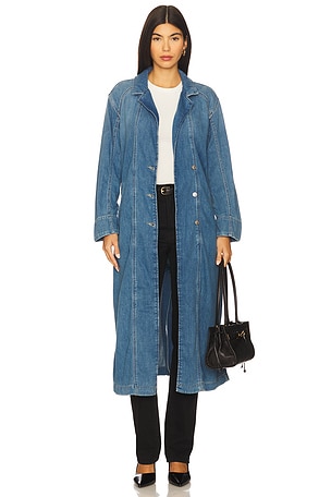 x We The Free Monique Indigo Duster In Sunlight Blue Free People