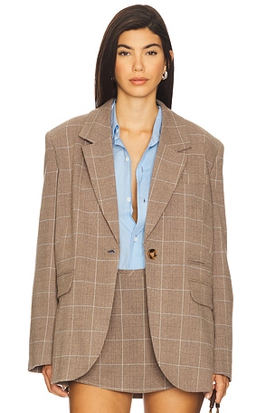 Paper Cut Blazer Pinstripe Free People