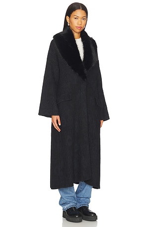 Free People Twiced Love Coatigan in Black