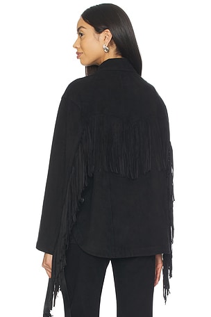 x REVOLVE Fringe Out Faux Suede Shacket Free People
