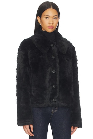 Free People x REVOLVE Alice Throw On Jacket in Black