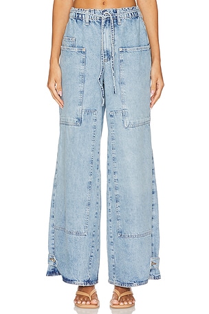 x We The Free Curvy Outlaw Wide Leg Pants Free People