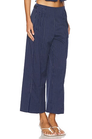 Free People Acadia Trouser in Blue